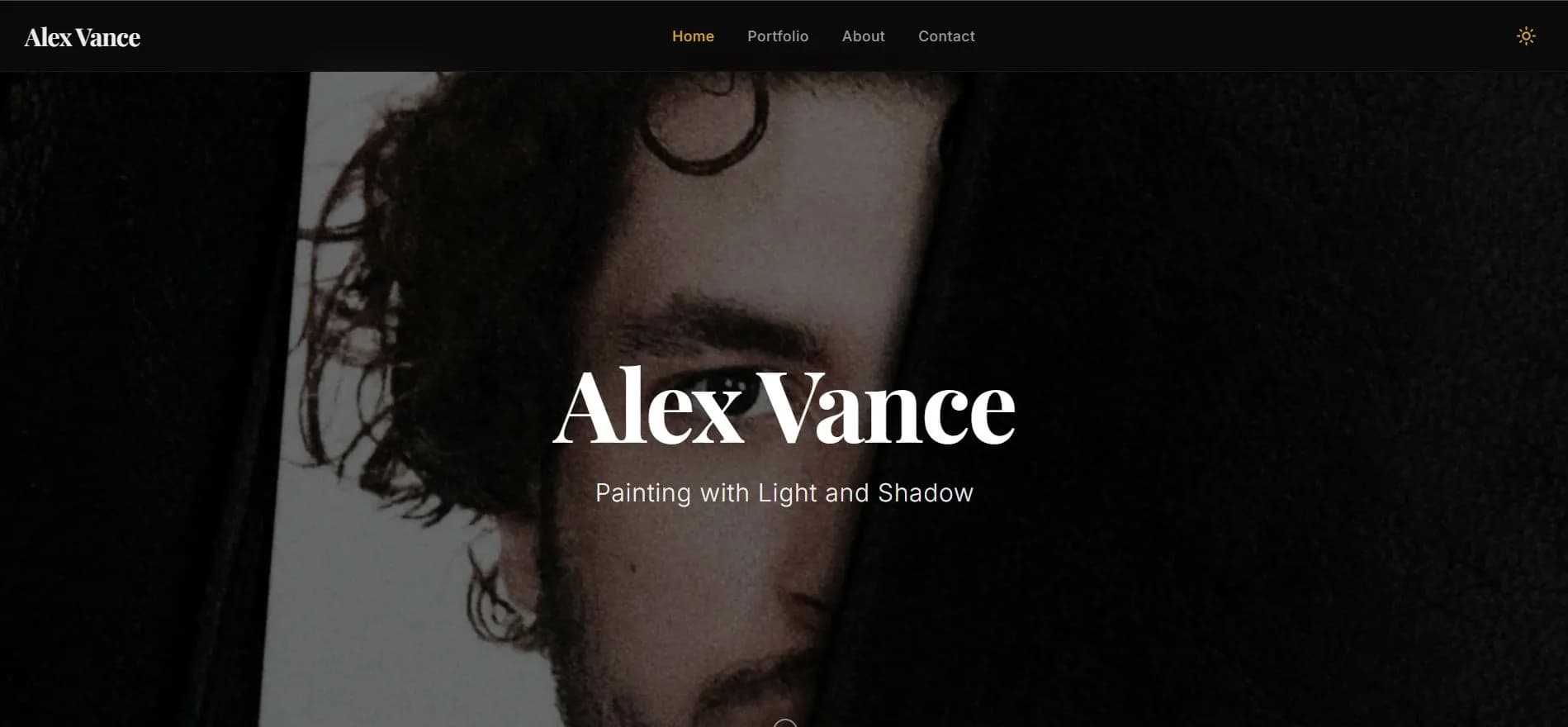 Portfolio Template for Photographer design preview